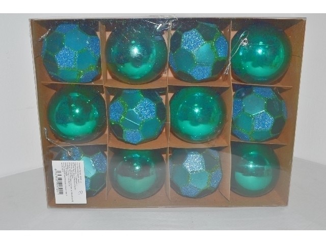 Набор шаров  в коробке 12 шт  / 8 см. LRE8012-154/01